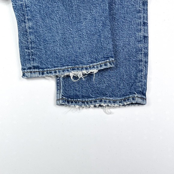 AGOLDE Riley High Rise Straight Crop Jeans Silence - Picture 8 of 11
